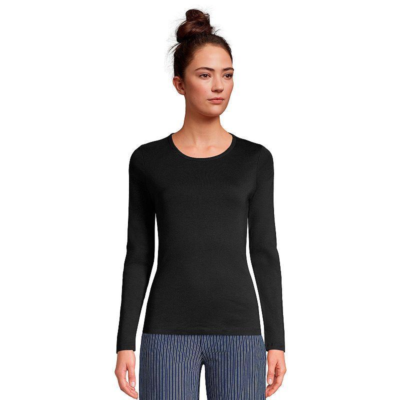 Lands End Womens Cotton Rib T-shirt Product Image