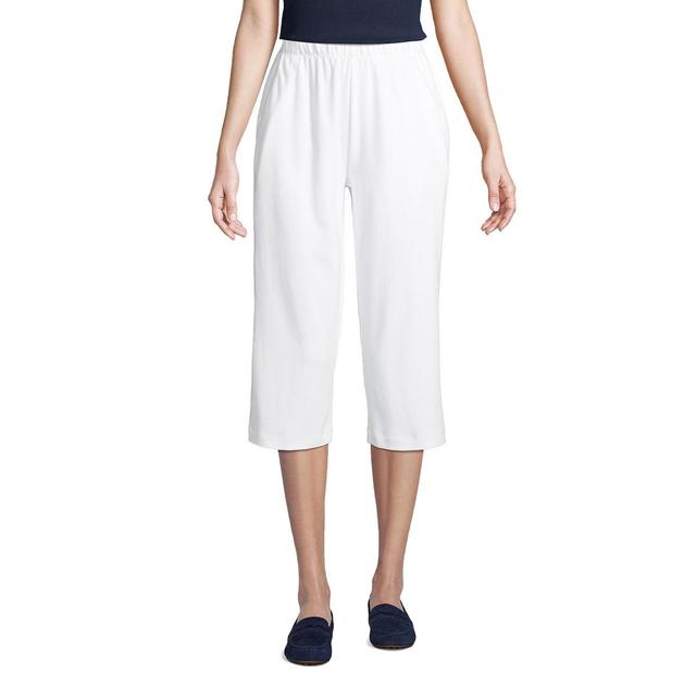 Womens Lands End Sport High Waist Pull-On Capri Pants Product Image