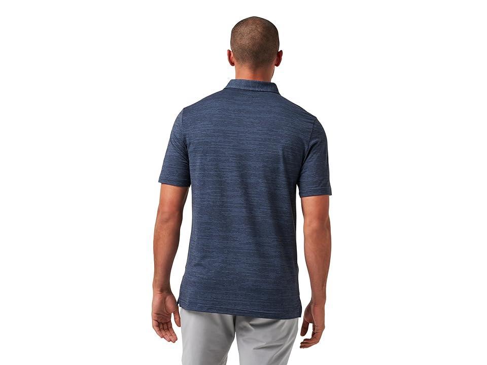 TravisMathew New York Yankees The Heater Polo (Vintage Indigo/Black) Men's Short Sleeve Knit Product Image