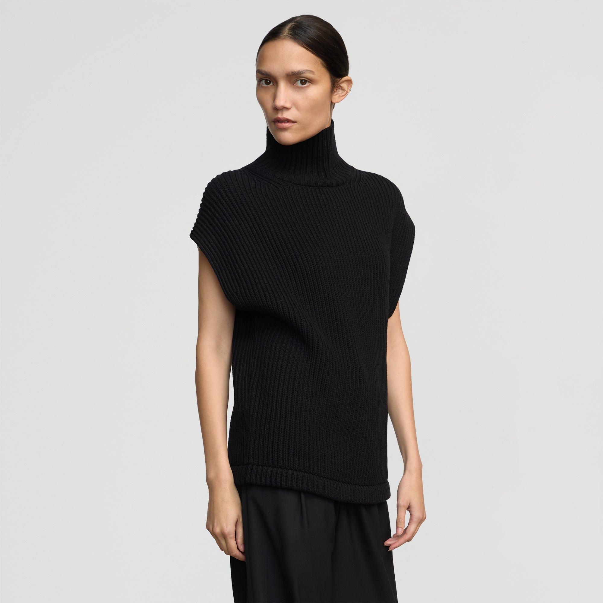 Tully Organic Cotton Turtleneck Vest Product Image