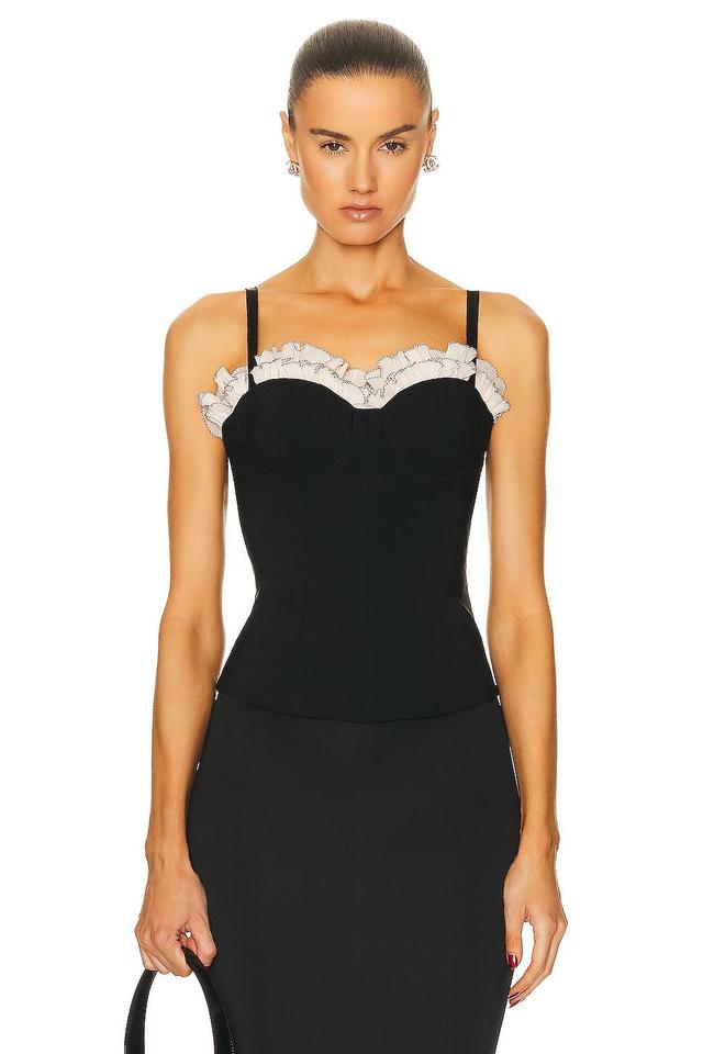 LPA Giovanna Corset Top Black. (also in XXS). Product Image