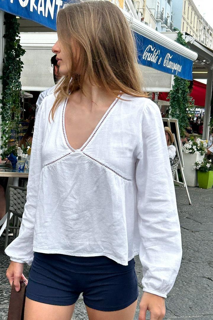 V-neck blouse Product Image