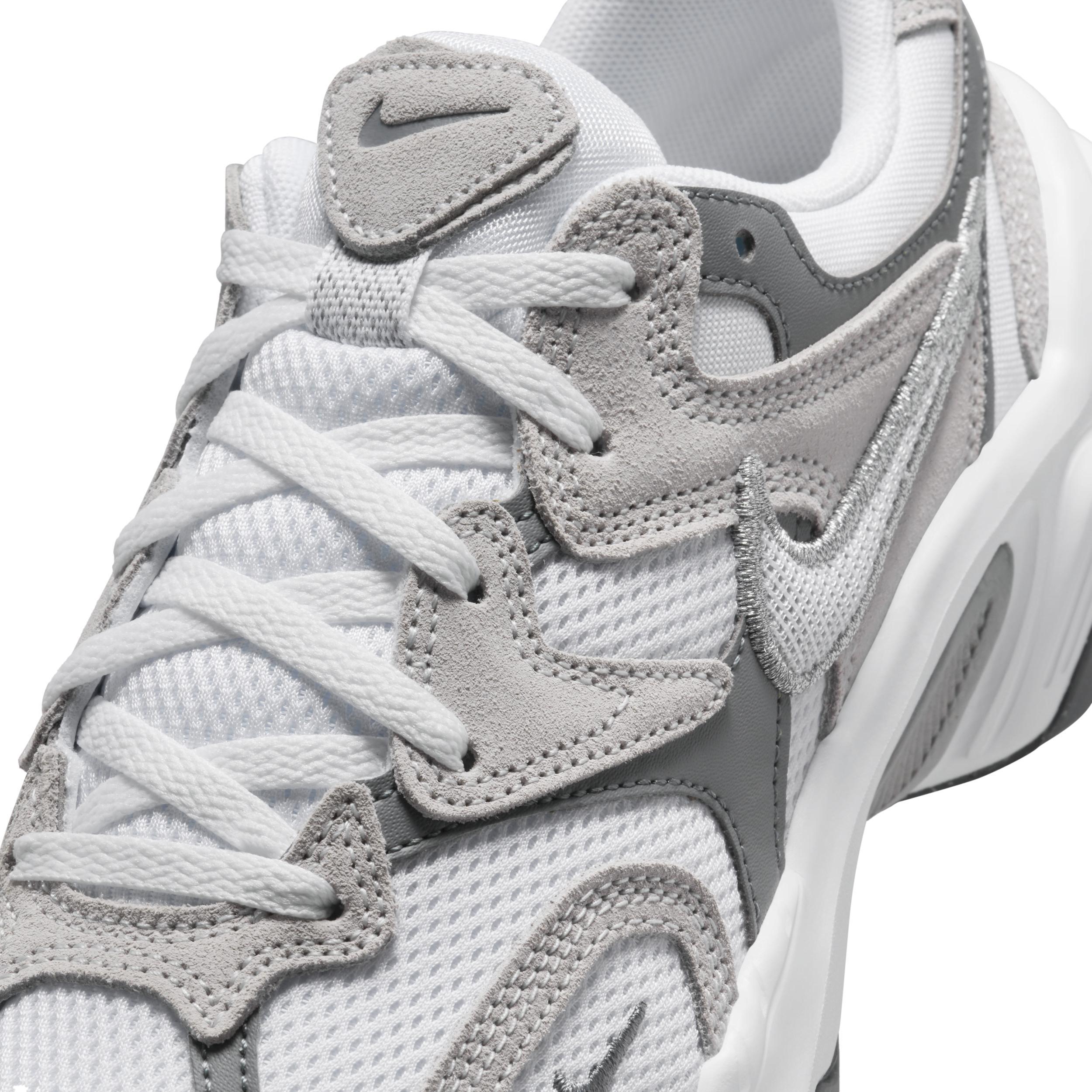 Nike Womens AL8 - Shoes White/Metallic Silver/Smoke Grey Product Image