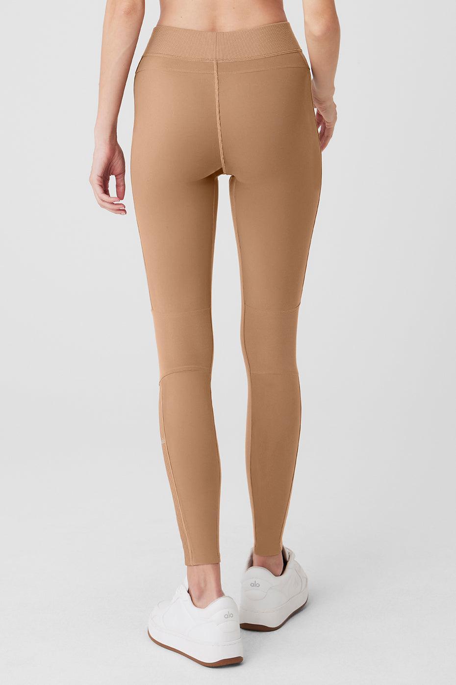 Alosoft High-Waist Head Start Legging - Toasted Almond Product Image