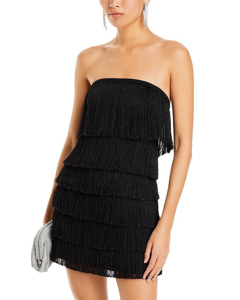 Womens Nuoir Metallic Fringe Minidress Product Image