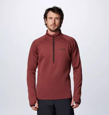 Columbia Mens Crystal Leaf Omni-Heat Helix Half Zip Pullover- Product Image