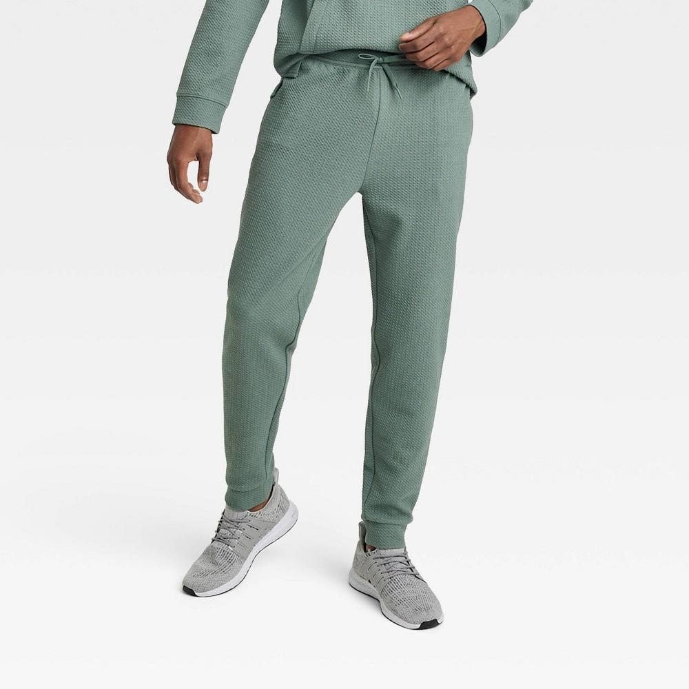 Mens Textured Fleece Joggers - All In Motion North XXL Product Image