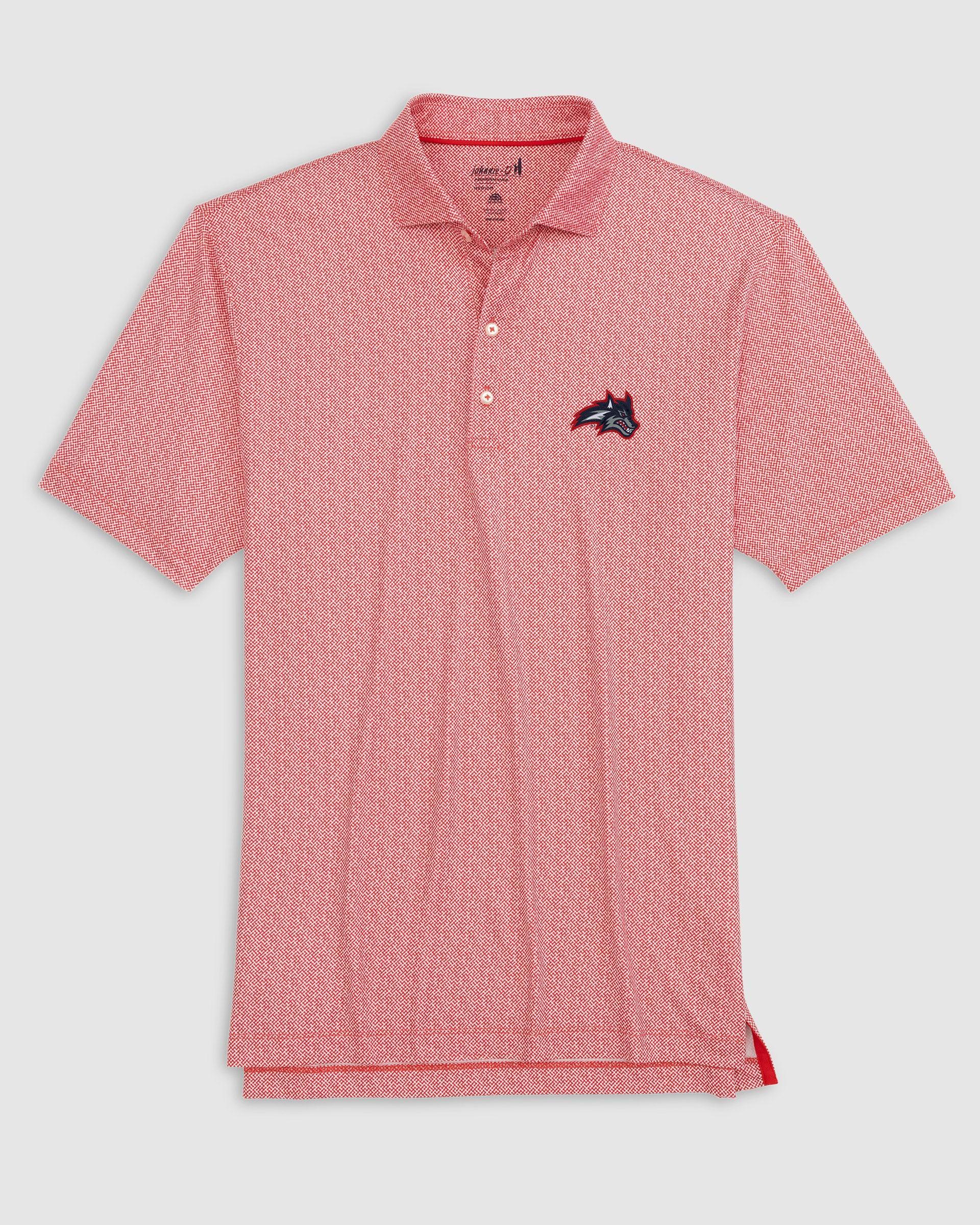 NC State Hinson Jersey Performance Polo Male Product Image