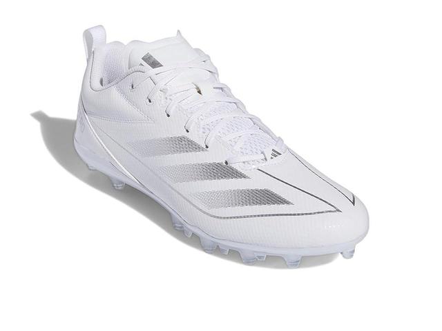 adidas Mens adidas Adizero Electric .2 - Mens Football Shoes Ftwr White/Silver Metallic/Ftwr White Product Image