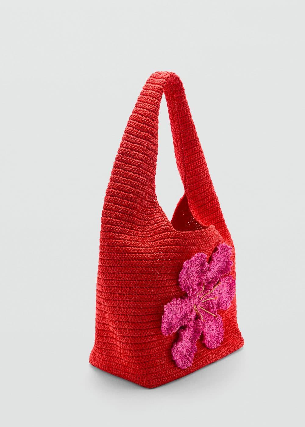 MANGO - Natural fiber shopper bag - One size - Women Product Image