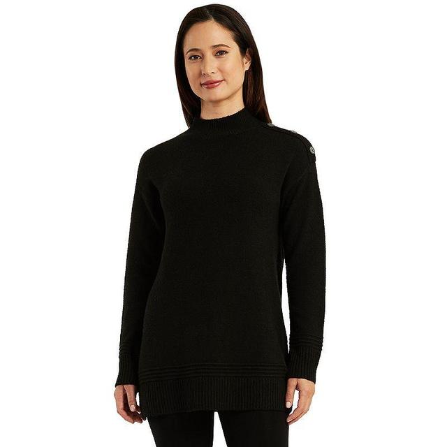 Womens AB Studio Mockneck Drop Shoulder Sweater Product Image