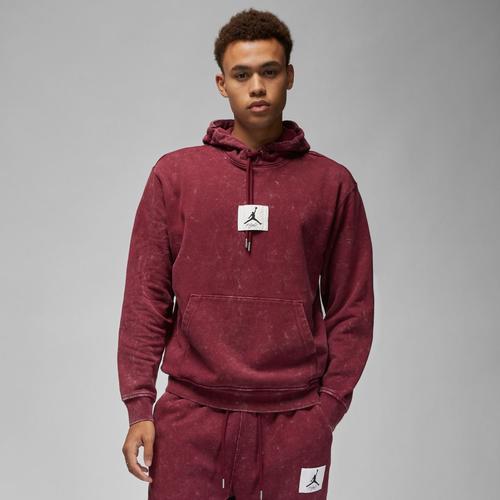 Jordan Mens Essential Statement Fleece Pullover - Red/Red Product Image