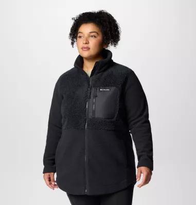 Columbia Women's Columbia Lodge Sherpa Full Zip Fleece Jacket - Plus Size- Product Image