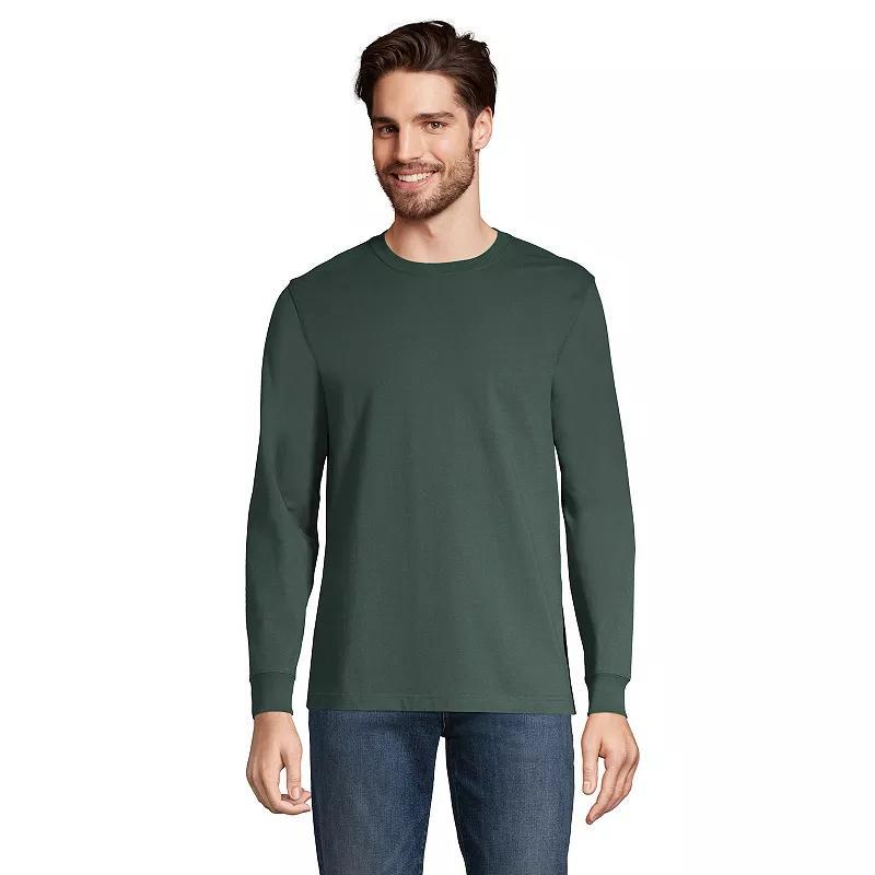 Mens Lands End Super-T Long Sleeve T-Shirt Product Image