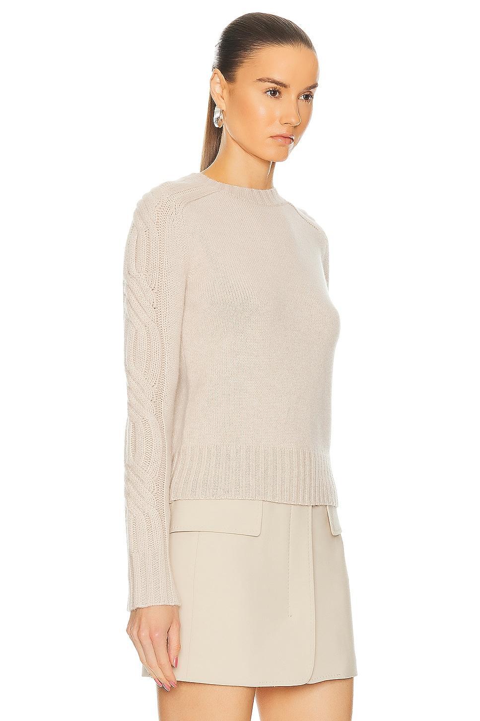 Max Mara Berlina Sweater in Beige Melange - Beige. Size L (also in M). Product Image