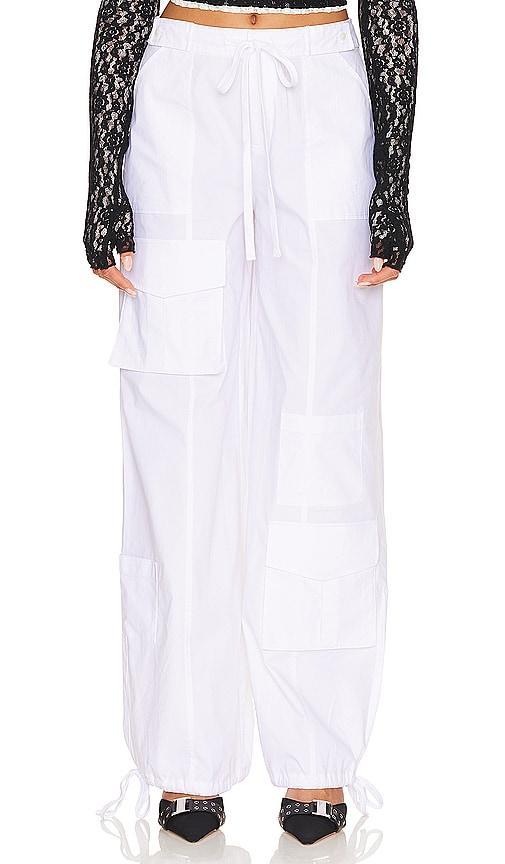 Lovers and Friends Maci Cargo Pant in Bright White Product Image