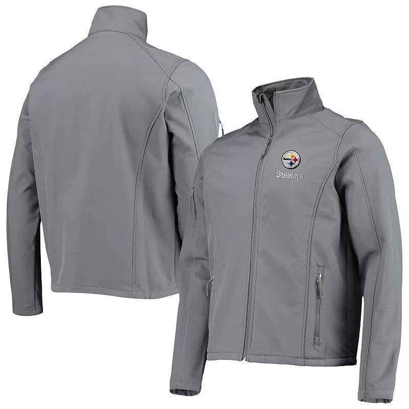 Mens Dunbrooke Charcoal Pittsburgh Steelers Sonoma Softshell Full-Zip Jacket Product Image