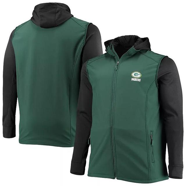 Mens Dunbrooke /Black Bay Packers Big & Tall Alpha Full-Zip Hoodie Jacket Product Image