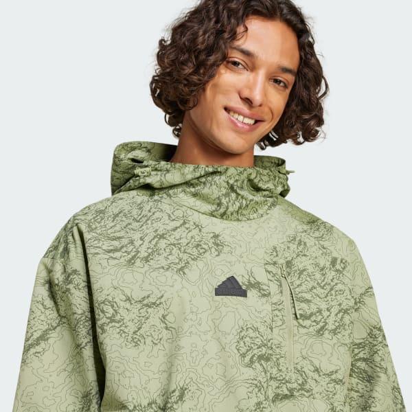 City Escape Woven Hoodie Product Image