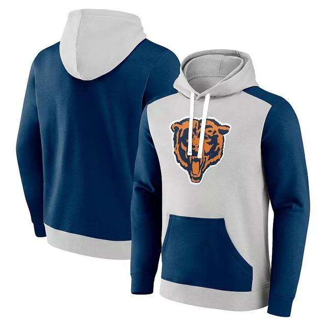 Mens Fanatics Silver Denver Broncos Big and Tall Team Fleece Pullover Hoodie - Silver Product Image