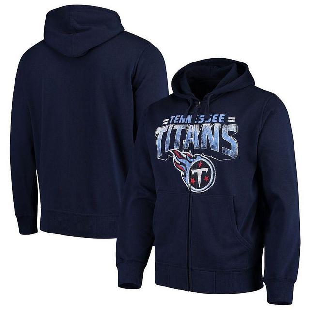 Mens G-III Sports by Carl Banks Tennessee Titans Perfect Season Full-Zip Hoodie Blue Product Image