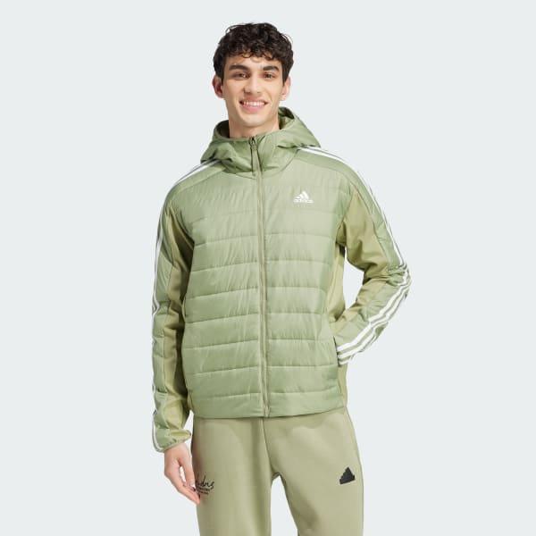 Essentials 3-Stripes Insulated Hooded Hybrid Jacket Product Image