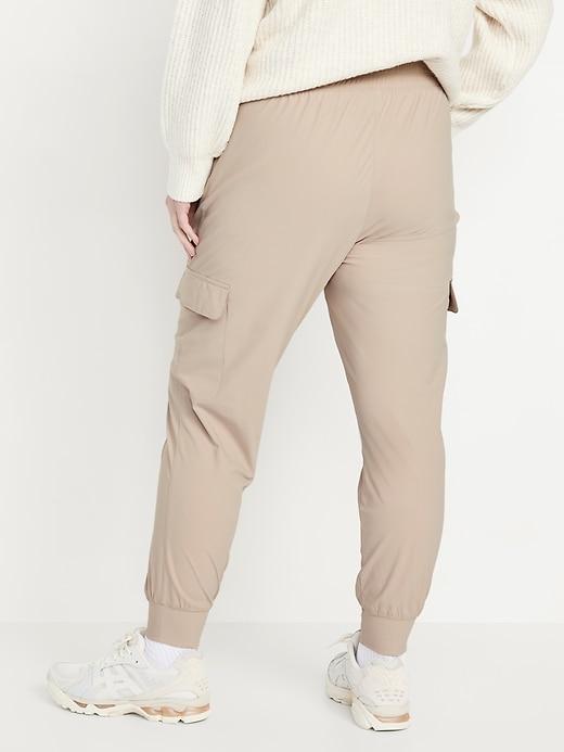 High-Waisted SleekTech Cargo Joggers Product Image