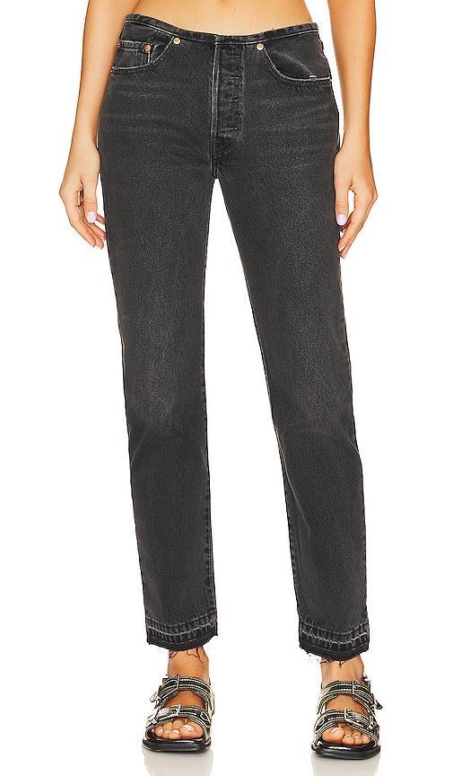 LEVI'S 501 Straight in Black. Size 23, 25. Product Image