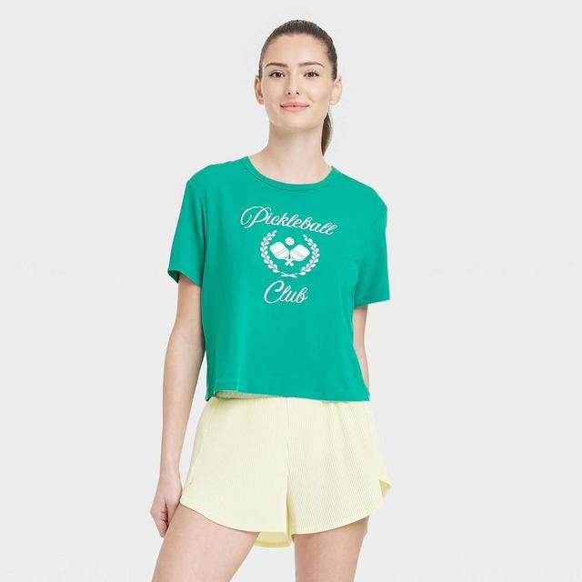 Womens Pickleball Graphic Short Sleeve Shirt - All In Motion XL Product Image