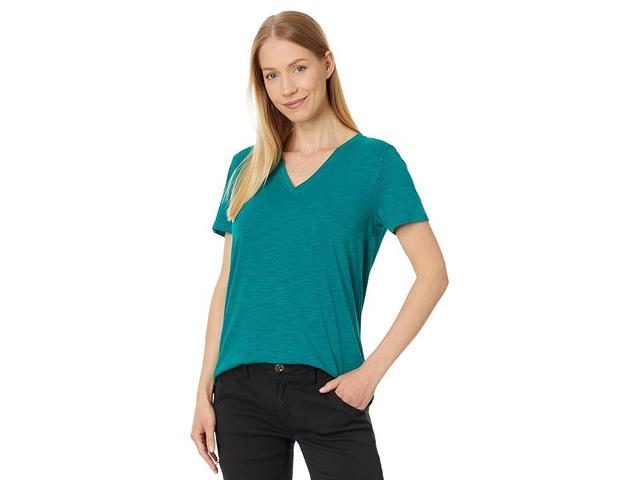 tasc Performance ALLways V-Neck Tee (Jade) Women's Clothing Product Image