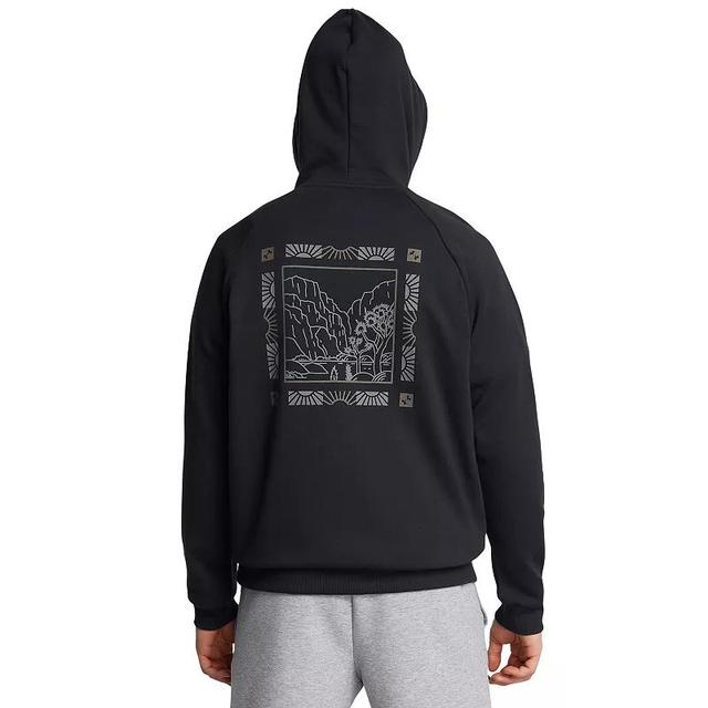 Mens UA Rival Fleece Mountain Hoodie Product Image