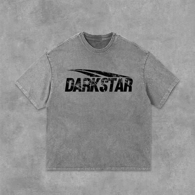 Darkstar-2024 Essentials Design Print Graphic Vintage Washed T-Shirt Product Image