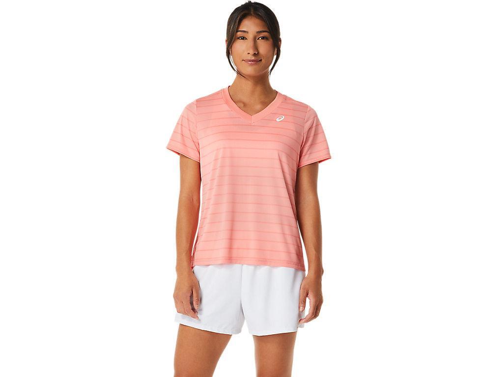 ASICS Women's Court Stripe Short Sleeve Top Product Image