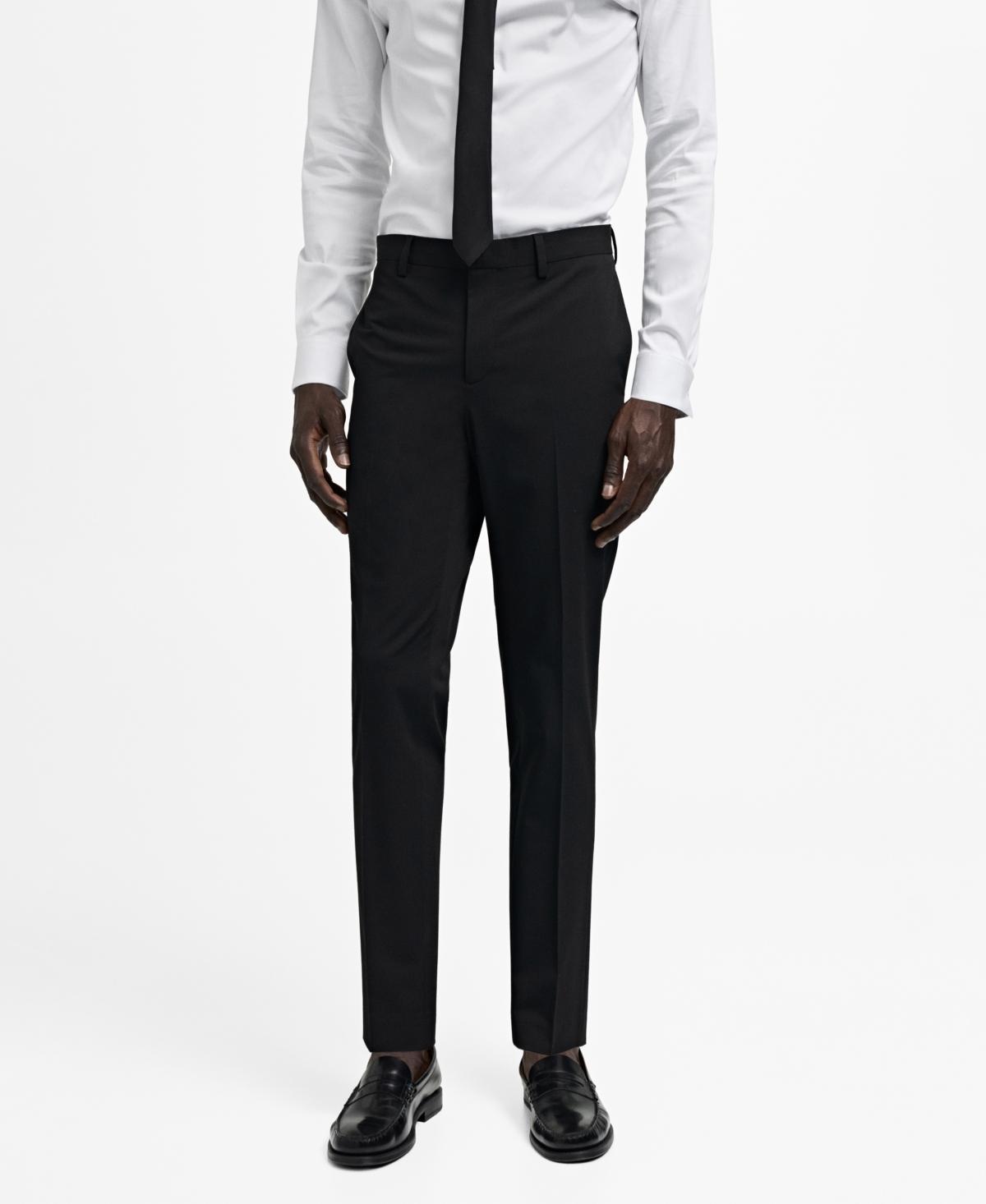 Mango Mens Stretch Fabric Super Slim-Fit Suit Pants Product Image