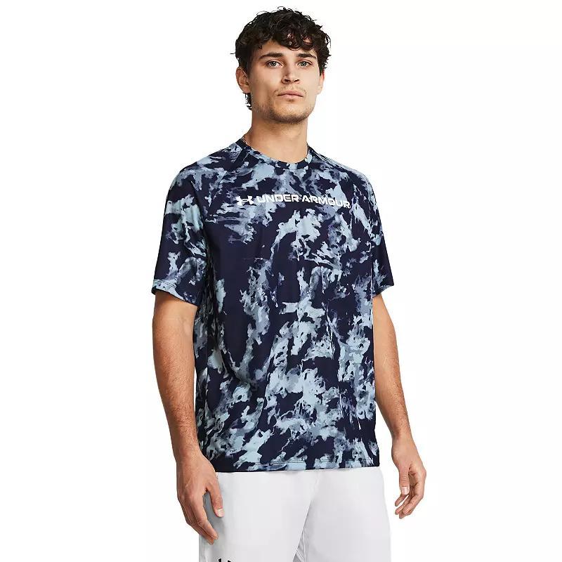 Big & Tall Under Armour Tech ABC Camo Short Sleeve Tee, Mens Product Image