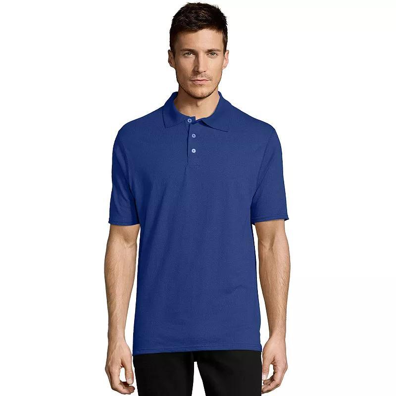 Mens Hanes X-temp Jersey Polo Product Image