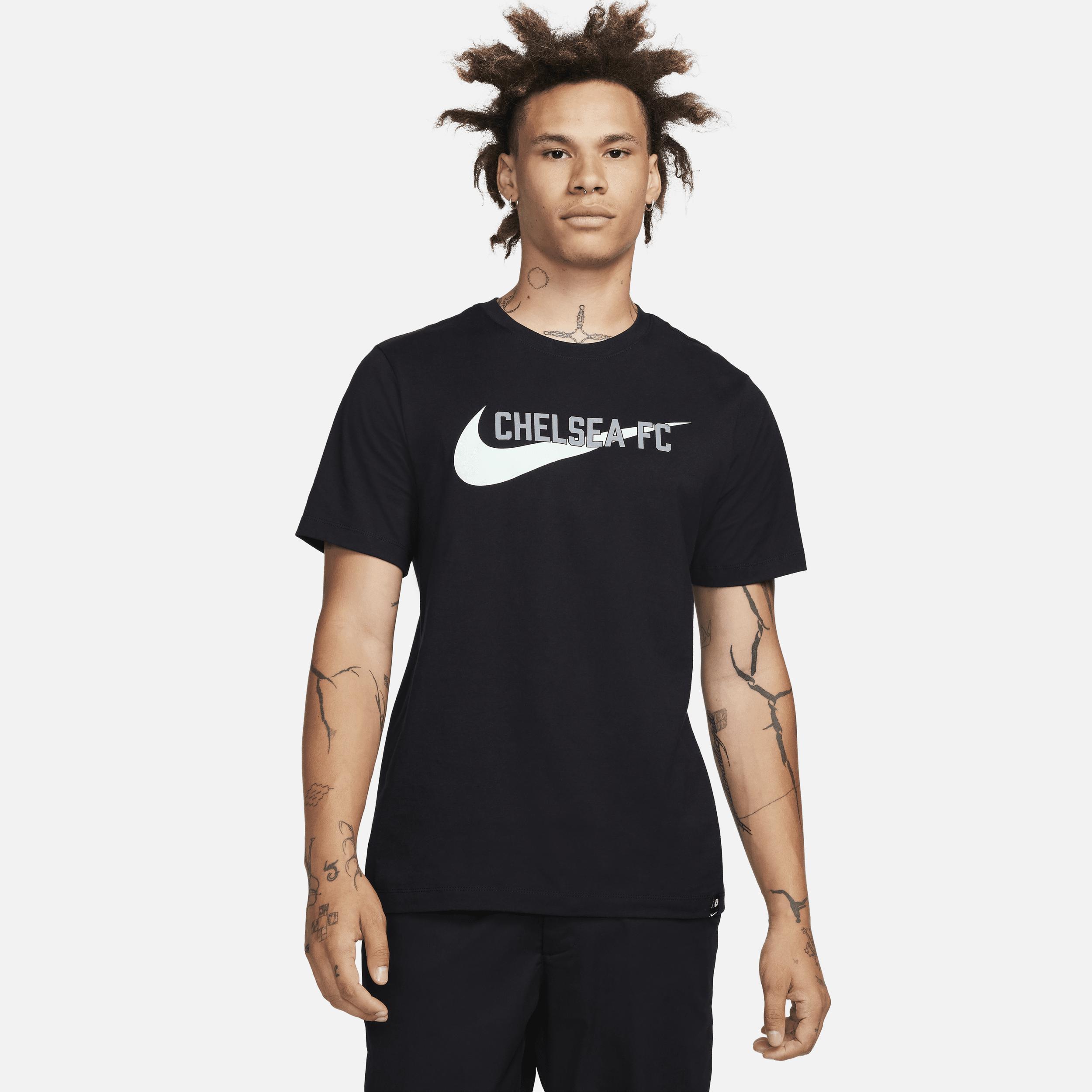 Mens Nike Black Chelsea Swoosh T-shirt Product Image