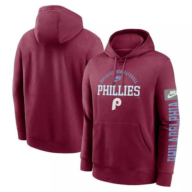 Philadelphia Phillies Cooperstown Splitter Club Menâs Nike Men's MLB Pullover Hoodie Product Image