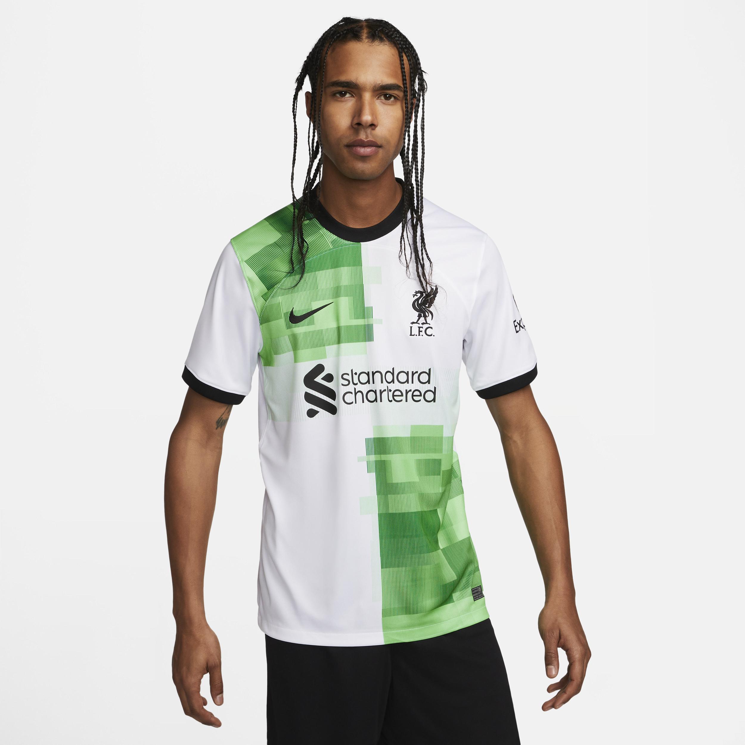 Mens Nike White Liverpool 2023/24 Away Replica Jersey - White Product Image