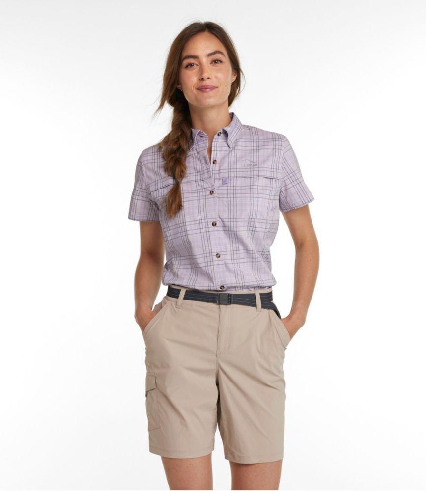 
                            Women's Tropicwear Shirt, Plaid Short-Sleeve
                         Product Image