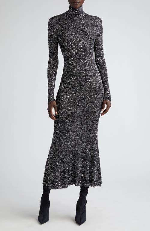 Balenciaga Maxi Dress Metallic Silver. (also in M). Product Image