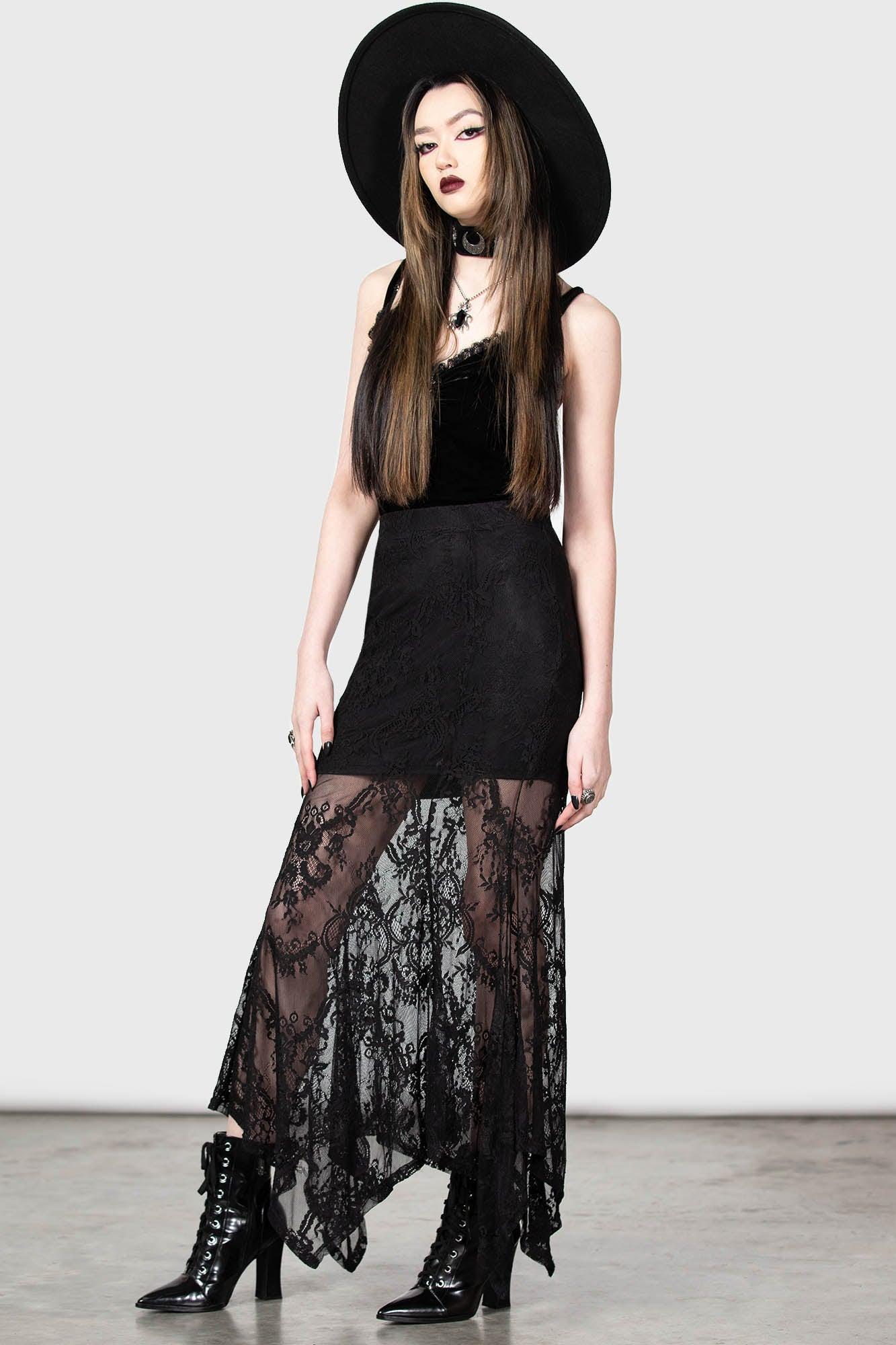 Rosa Lace Maxi Skirt Female Product Image