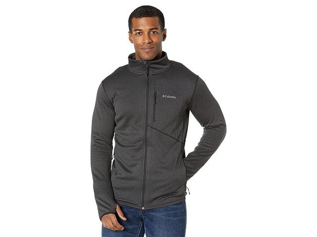 Columbia Men's Park View Fleece Full Zip Jacket Black Heather Product Image