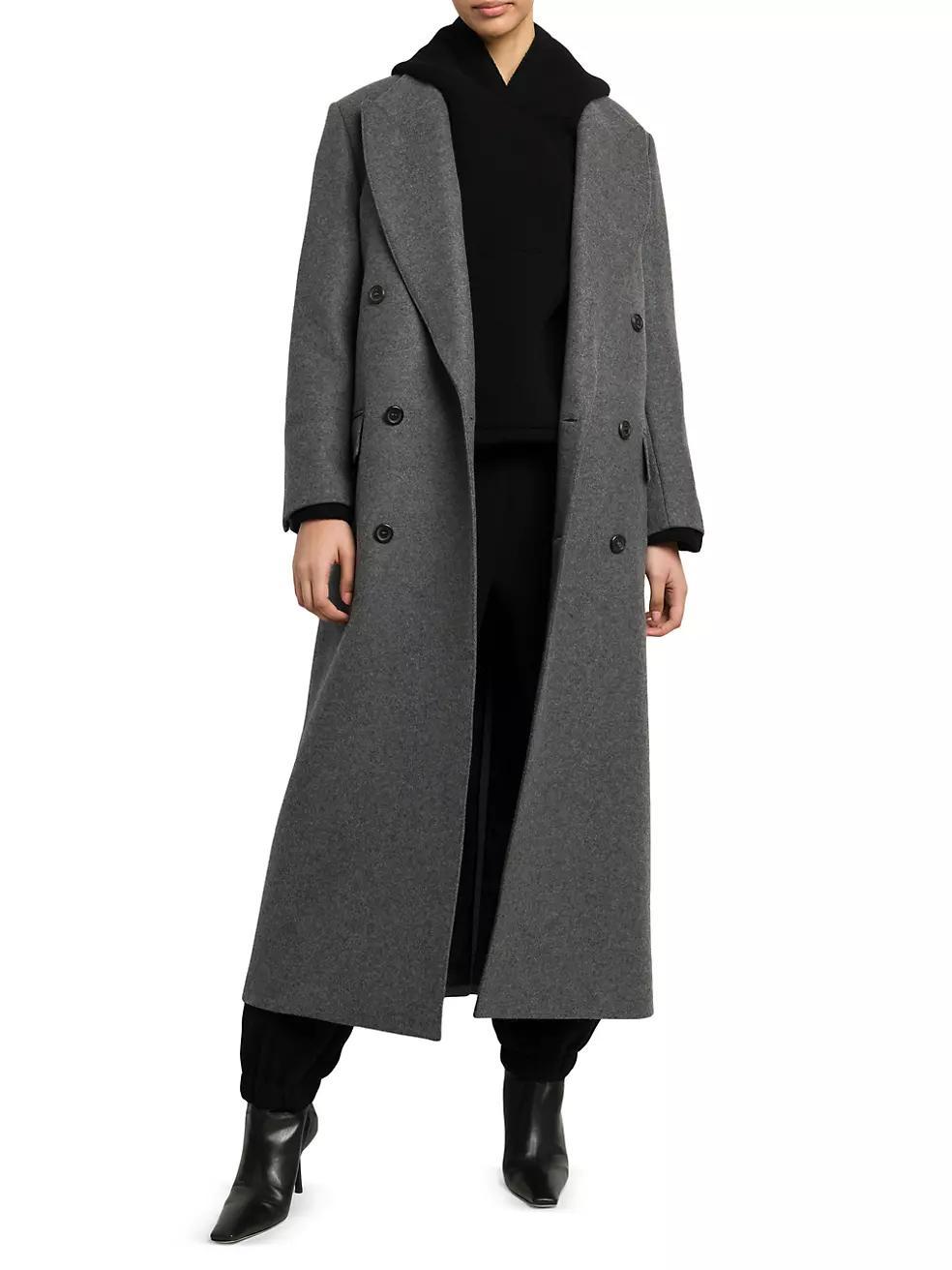 Hadi Wool-Cashmere Peacoat Product Image