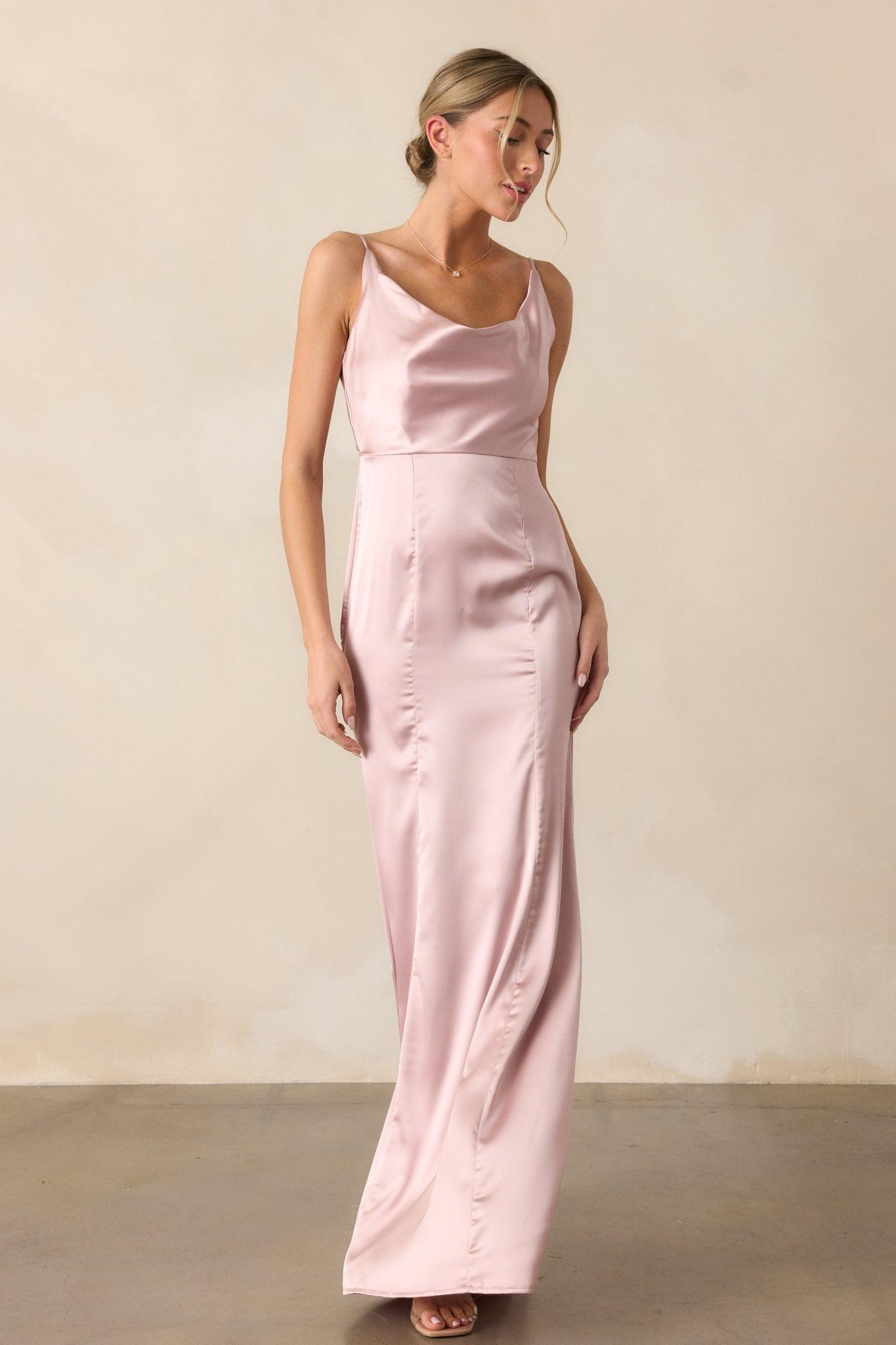 Inner Radiance Blush Maxi Dress Product Image