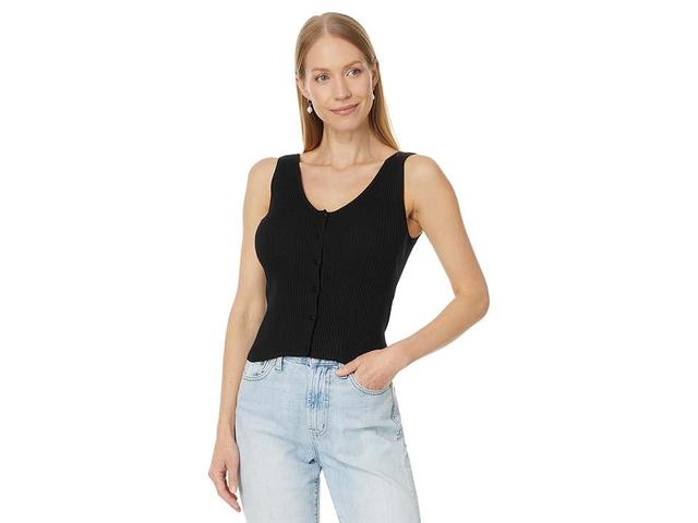 Madewell The Signature Knit Button-Front Sweater Tank (True ) Women's Sweater Product Image