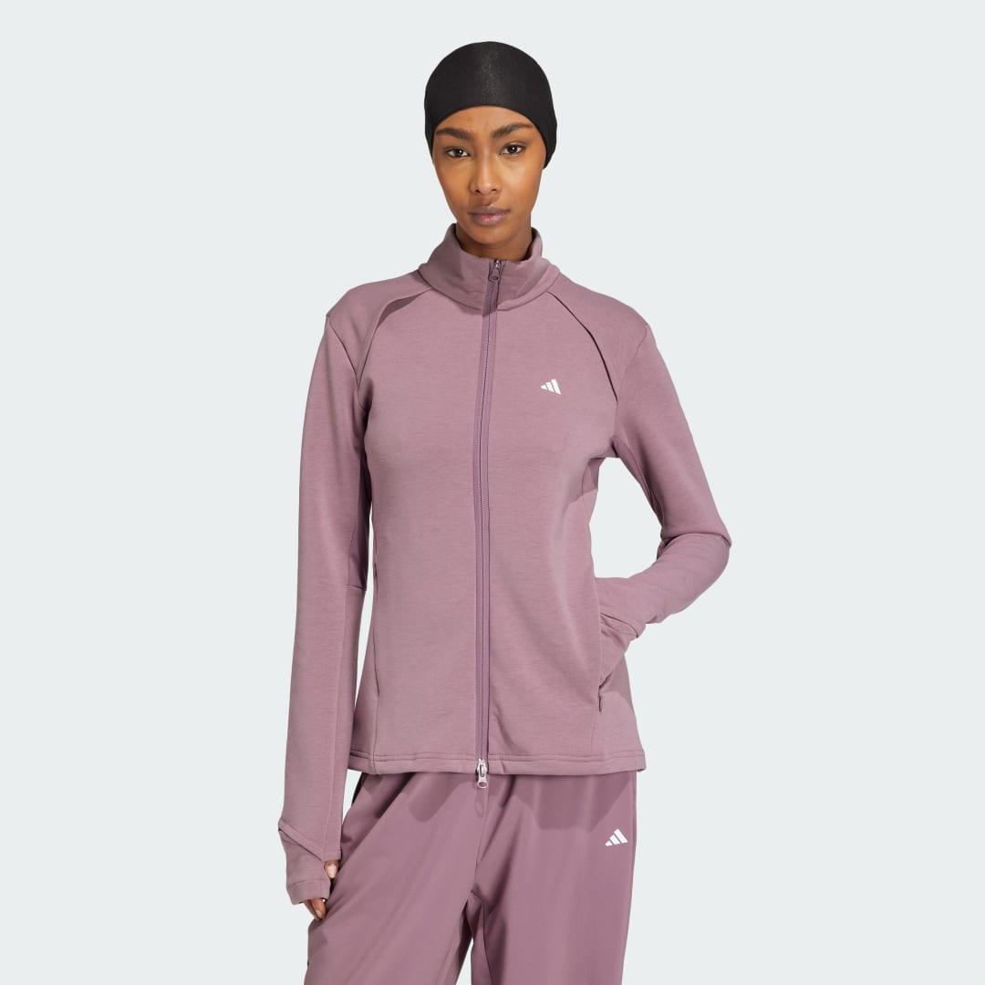 adidas Training Cover-Up Shadow Fig M Womens Product Image