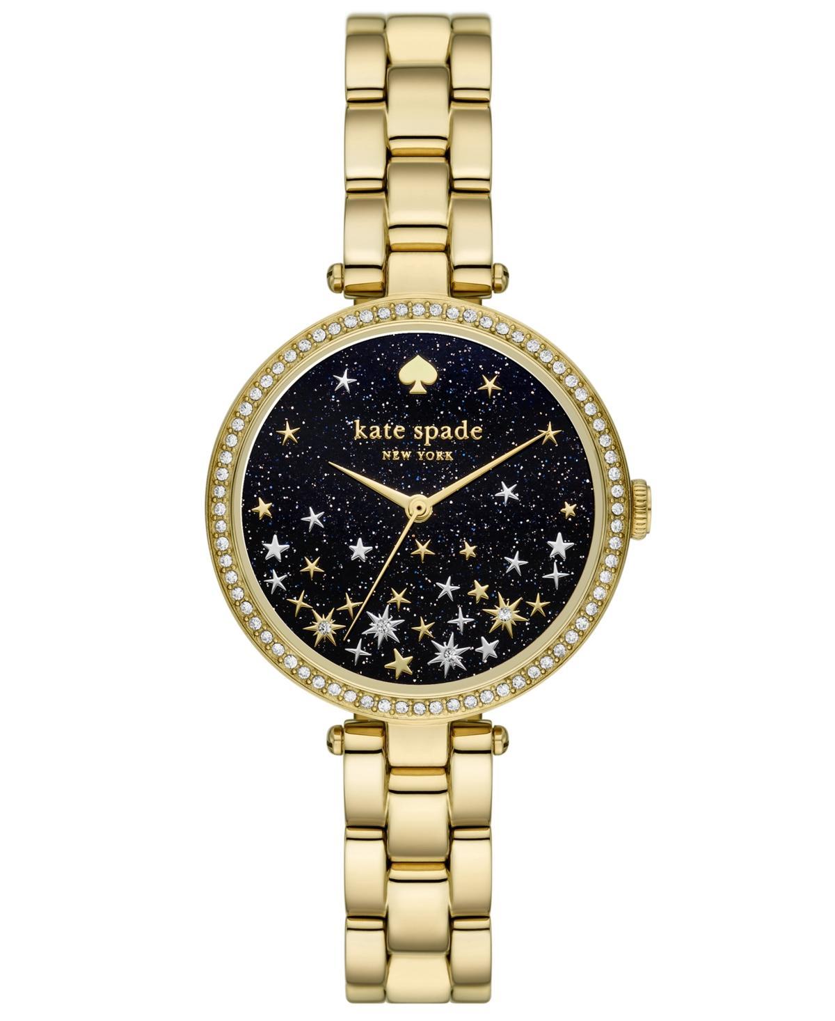 Womens Holland Goldtone & Cubic Zirconia Bracelet Watch Product Image