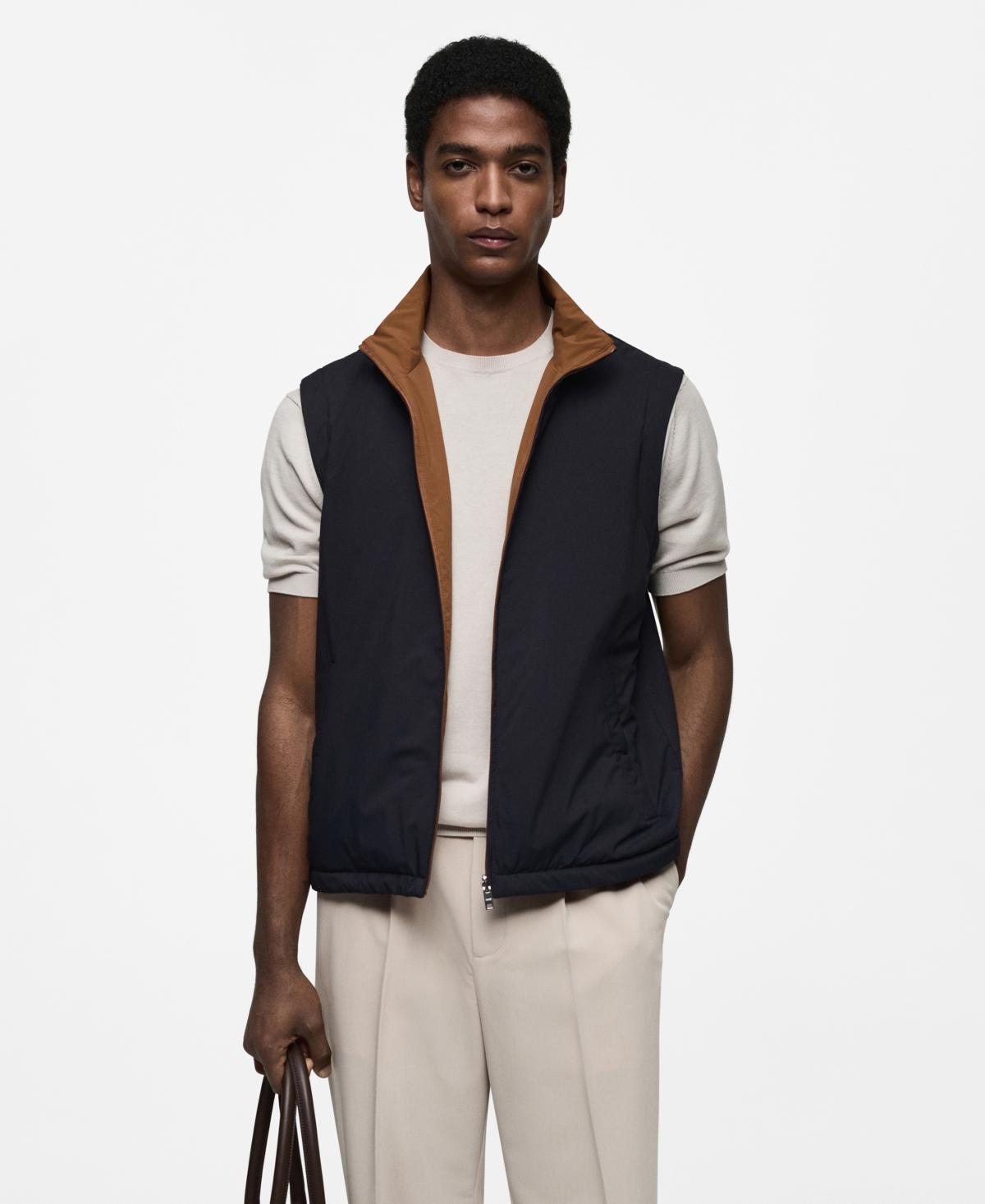 Mango Mens Reversible Water-Repellent Vest Product Image