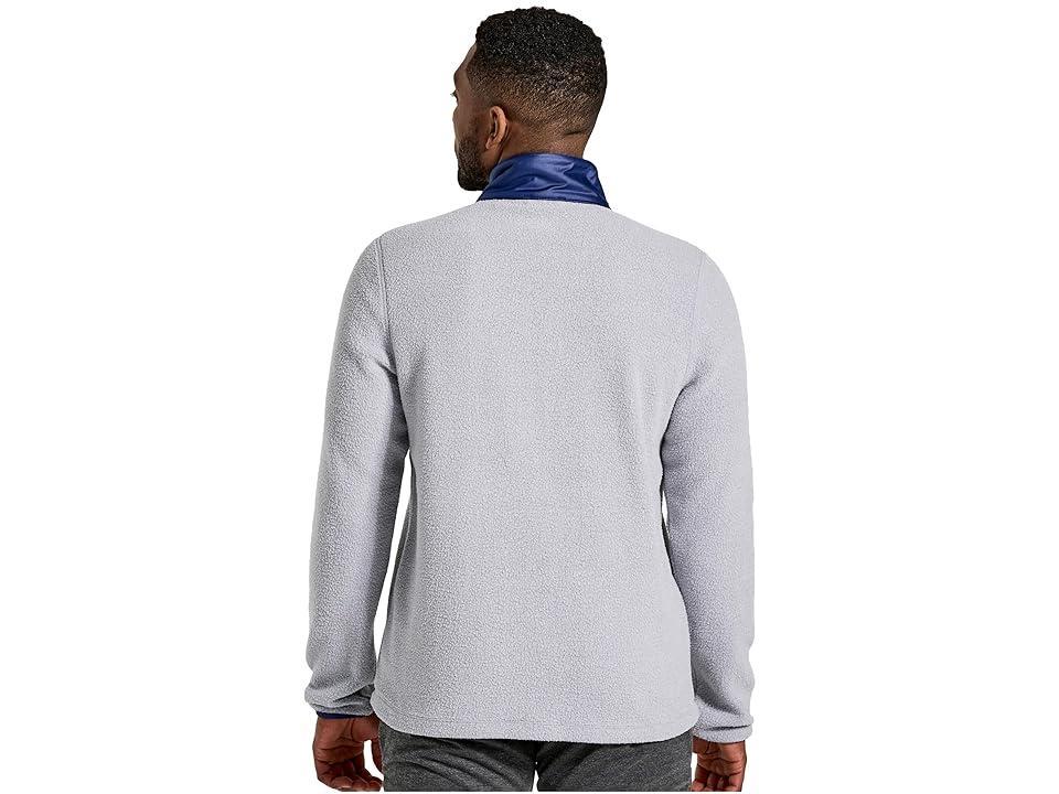 Saucony Rested Sherpa 1/4 Zip (Light Grey Heather) Men's Clothing Product Image